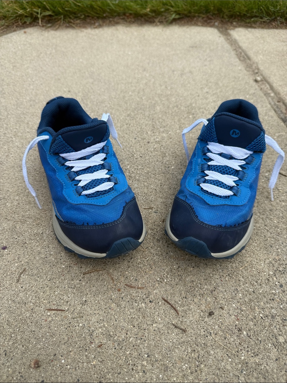 Merrell Boys' Blue and Navy Lace-Up Sneakers